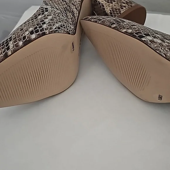 NWOT Sole Society Snakeskin Print Slingback - Picture 3 of 3